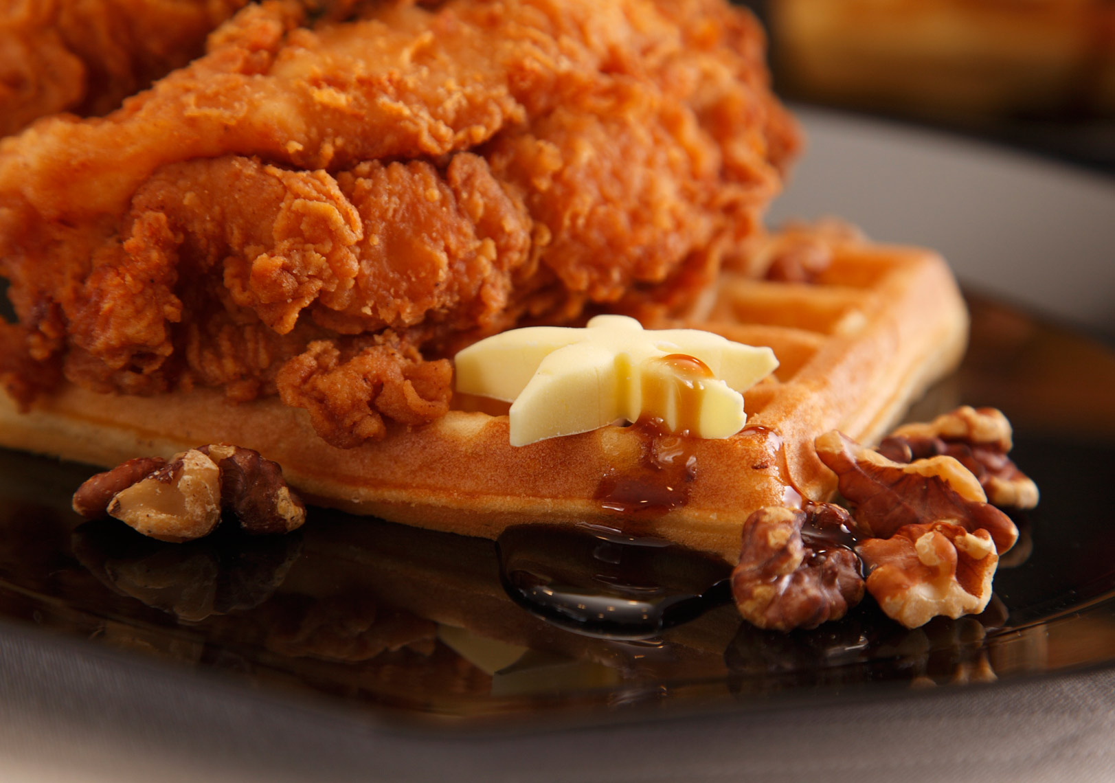 Chicken and waffles